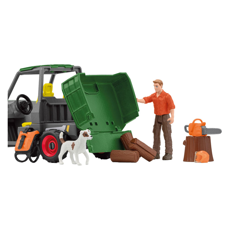 Load image into Gallery viewer, Schleich farm world houtzager met voertuig - 42659
