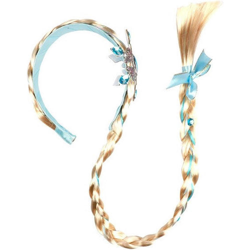 Ice Diadeem met Lange Vlecht en IJskristal