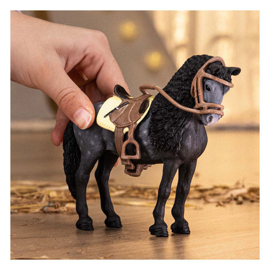 Schleich 42708 pura raza espanola mare with saddle and bridle | 2 stuks