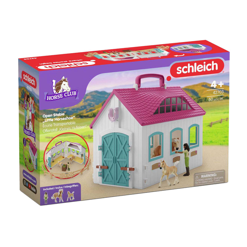 Load image into Gallery viewer, Schleich horse club open stal 42703
