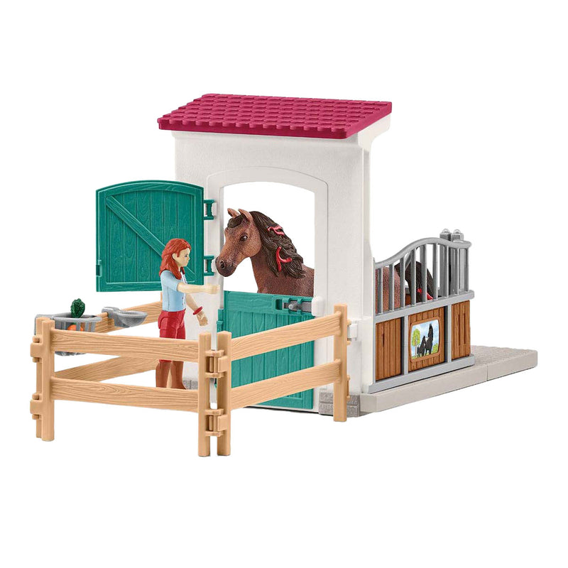 Load image into Gallery viewer, Schleich horse club paardenbox met hannah en cayenne 42710
