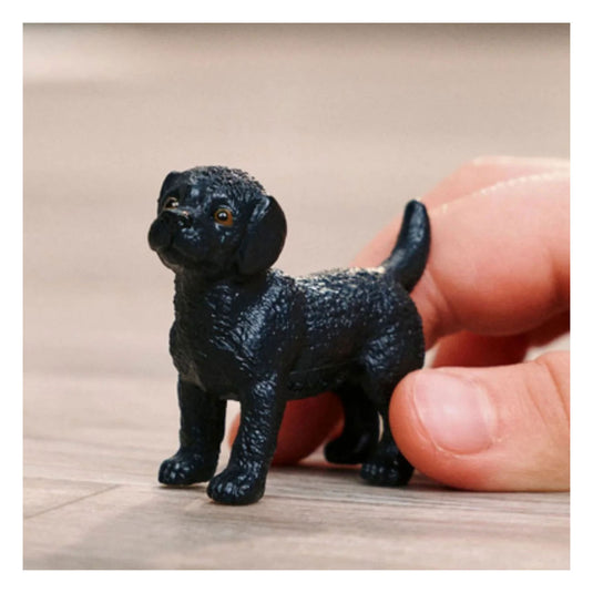 Schleich farm world zwarte labrador retriever pup 14922