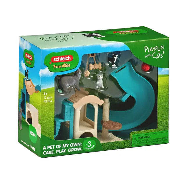 Load image into Gallery viewer, Schleich farm world speelplezier voor katten 42764

