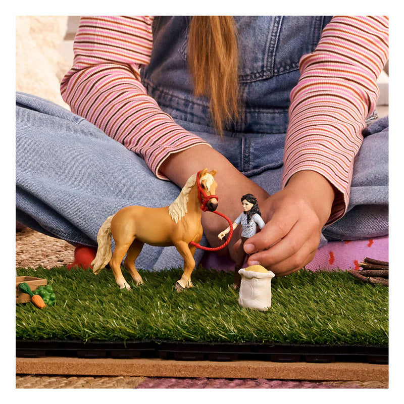 Afbeelding laden in galerijviewer, Schleich horse club emliy's verzorgingsset 42797
