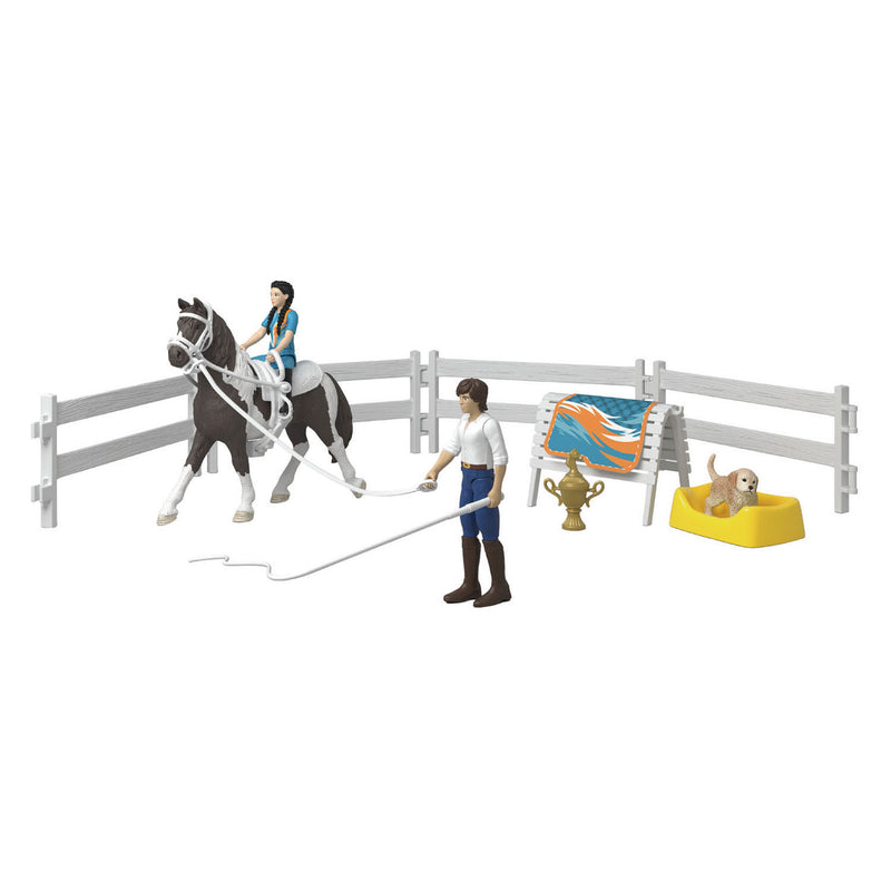 Afbeelding laden in galerijviewer, Schleich horse club kim's voltigeset 42799
