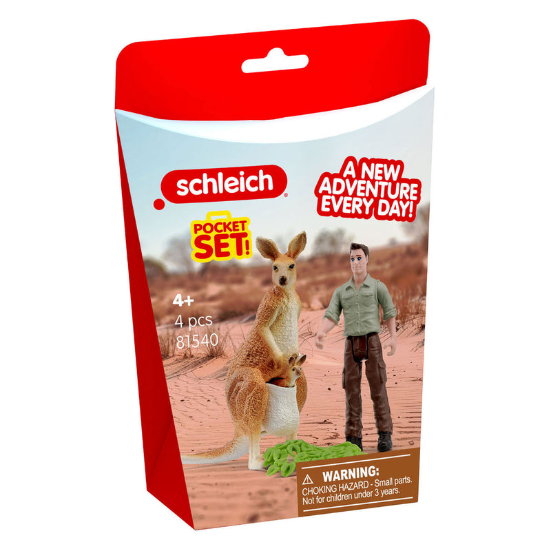 Load image into Gallery viewer, Schleich wild life kangoeroetour met de ranger 81540
