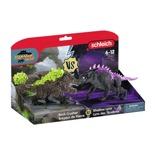 Schleich eldrador creatures schaduwlynx vs. rotsbreker 70827