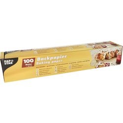 Bakpapier papstar 100 m x 38 cm bruin