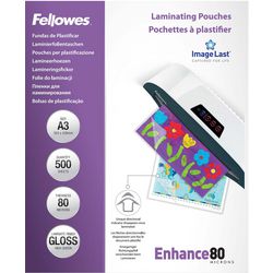 Lamineerhoezen fellowes 100144239 transparant a3 glanzend