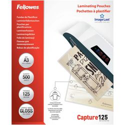 Lamineerhoezen fellowes 100144250 transparant a3 glanzend