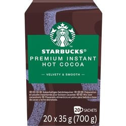 Warme chocolade starbucks premium instant zakjes 20 stuks