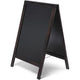 Stoepbord showdown zpchbebl55x85 aluminium zwart