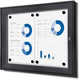 Vergrendelbaar notitiebord showdown scs2xa4c7016js antraciet aluminium
