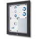 Vergrendelbaar notitiebord showdown sct4xa4phc7016js antraciet aluminium