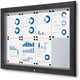 Vergrendelbaar notitiebord showdown sct8xa4phc7016js antraciet aluminium