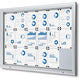 Vergrendelbaar notitiebord showdown sct18xa4ph zilver aluminium