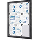 Vergrendelbaar notitiebord showdown scs9xa4c7016js antraciet aluminium
