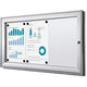 Vergrendelbaar notitiebord showdown scs3xa4b1 zilver aluminium