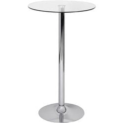 Tafel amstyle aluminium, veiligheidsglas 4-zits vast