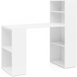 Bureau wohnling rechthoekig wit 1.200 x 530 x 1.200 mm mfc