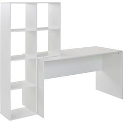 Bureau wohnling rechthoekig wit 1.700 x 590 x 1.435 mm mfc