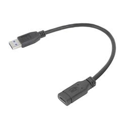 Usb-c-adapter act usb a-man usb-c-vrouwelijk 0,2 m zwart