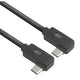 Usb-c-kabel act usb-c mannelijk usb-c mannelijk 0,5 m zwart
