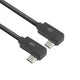 Usb-c-kabel act usb-c mannelijk usb-c mannelijk 1 m zwart