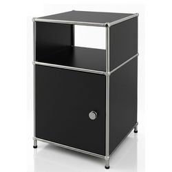 Bijzettafel floordirekt concept epure zwart 400 mm x 400 mm x 650 mm