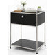 Bijzettafel floordirekt concept epure zwart 400 mm x 500 mm x 650 mm