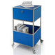 Bijzettafel floordirekt concept epure blauw 400 mm x 400 mm x 690 mm