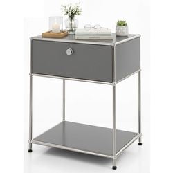 Bijzettafel floordirekt concept epure grijs 400 mm x 500 mm x 650 mm