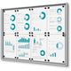 Vitrine showdown scxs8xa4b1 zilver aluminium