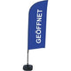 Strandvlag showdown bfaw310-wt21-i58 vrijstaand blauw