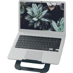 Leitz ergo laptopstandaard in hoogte verstelbaar 280 x 280 x 6 mm grijs 63460089