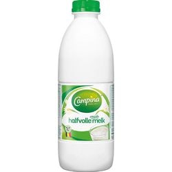 Melk campina zu03012 halfvol fles 1 l