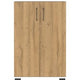 Archiefkast germania profi 2.0 eiken 800 (b) x 400 (d) x 1.230 (h) mm
