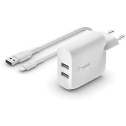 Usb-wandlader belkin wit 24 w