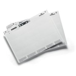 Vellen met invoegstroken durable 804102 wit 27 mm