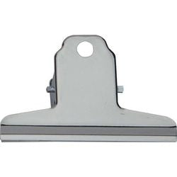Papierklem maul 75 mm metaal zilver