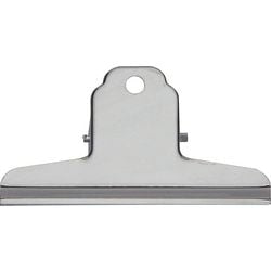 Papierklem maul 100 mm metaal zilver