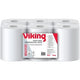Handdoekrol viking 2-laags wit 6 rollen