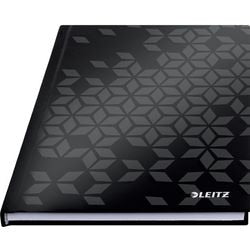 Schrijfblok leitz wow a5 geruit zachte kaft niet geperforeerd zwart