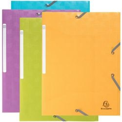 3-klepsmap exacompta 55990e pp (polypropeen) elastiek