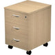 Ladeblok viking start bruin 3 lades afsluitbaar melamine eiken