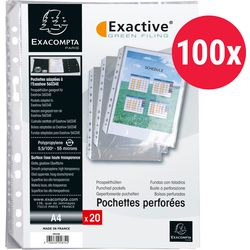 Showtassen exacompta 5834e transparant a4