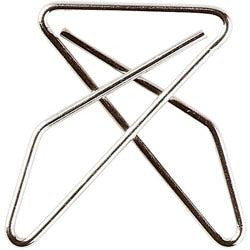 Vlinderclips exacompta 14765e niet-zelfklevend zilver