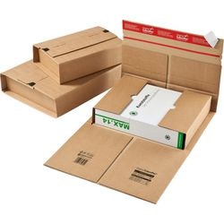 Boekverpakking colompac cp 035.03 bruin 250 x 355 x 105 mm
