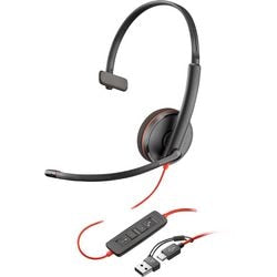 Headset poly zwart 32 mm x 155 mm x 178 mm