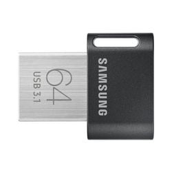 Usb-stick samsung fit plus 64 gb grijs, zilver